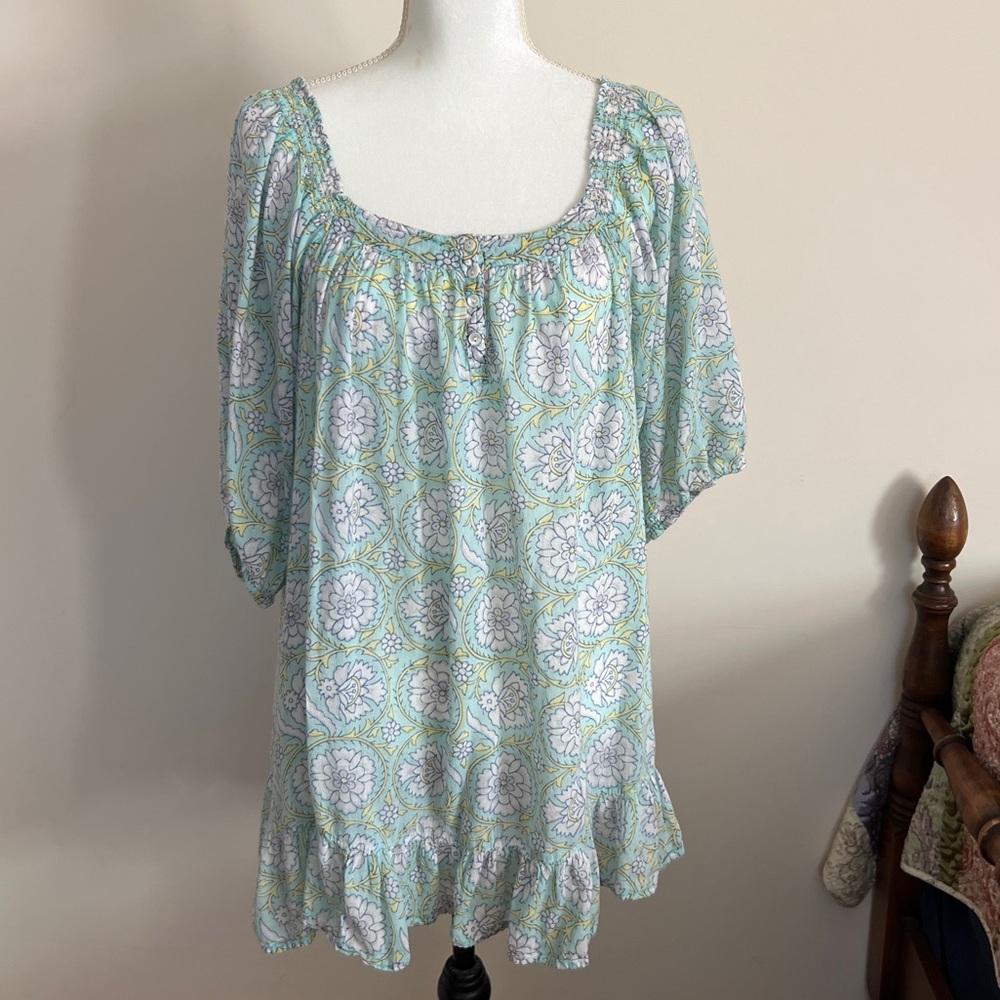 Soft cotton blouse one size from Australia